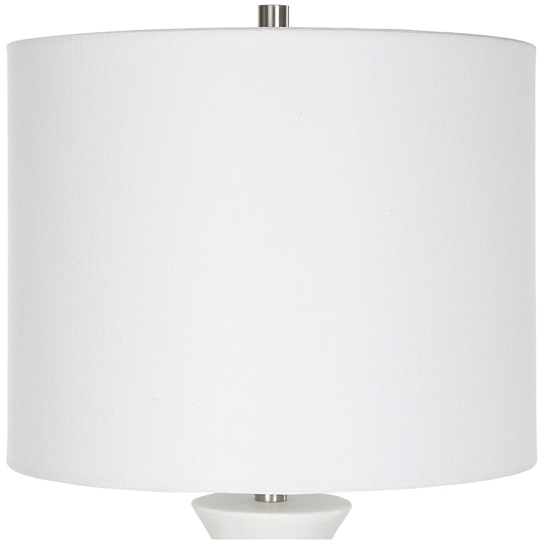 Uttermost Fountain White Marble Buffet Lamp