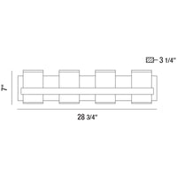 Eurofase Cambridge 29-Inch Vanity Light