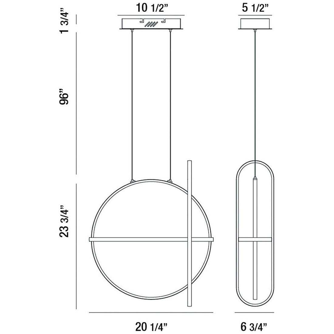 Eurofase Berkley 20-Inch Round Chandelier