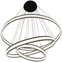 Eurofase Forster 60-Inch 3-Tier Chandelier