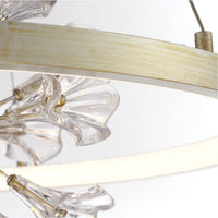Eurofase Clayton 43-Inch Oval Chandelier