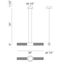 Eurofase Crossley 2-Light Pendant