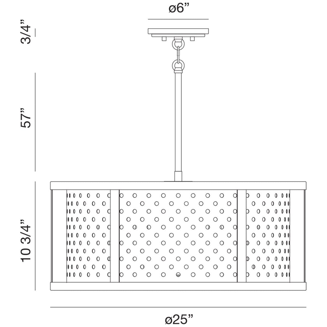 Eurofase Grado 6-Light Pendant
