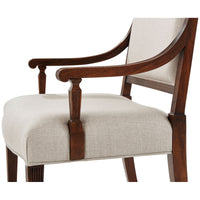 Theodore Alexander Sheraton's Satinwood Armchair, Set of 2