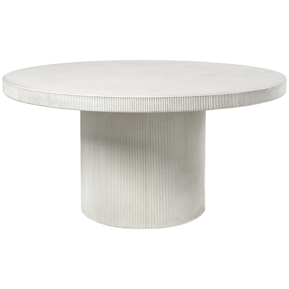 Palecek Largo White Outdoor Dining Table