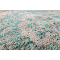 Louis de Poortere Fading World Medaillon 8259 Jade Oyster Rug