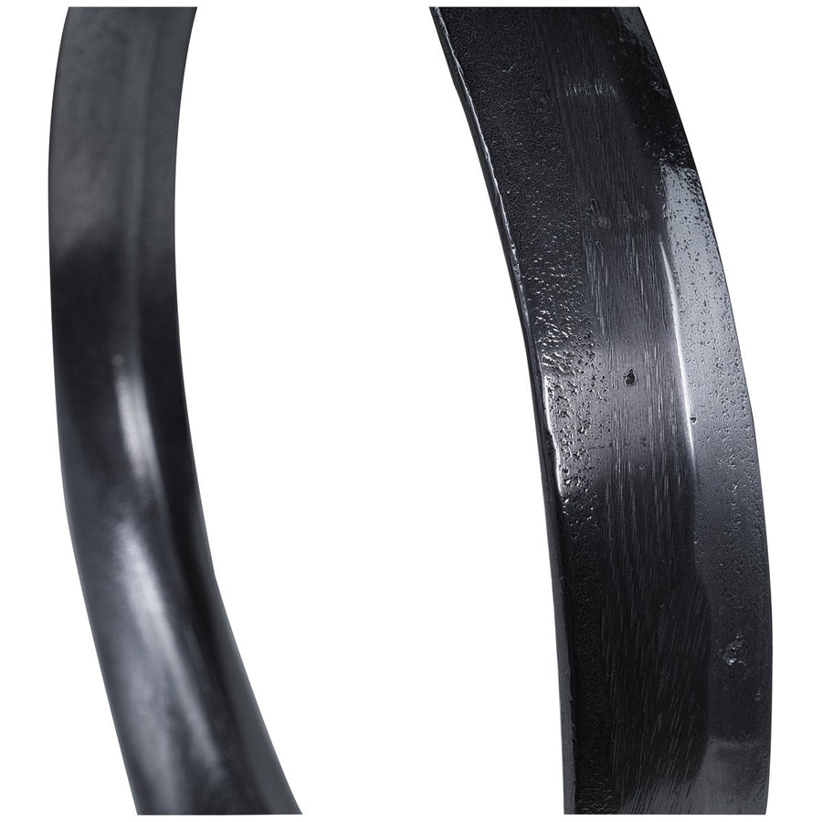 Uttermost Orbits Black Ring Sculptures, 2-Piece Set