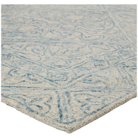 Jaipur Almira Carmen Trellis Border Blue Light Gray ALR01 Rug
