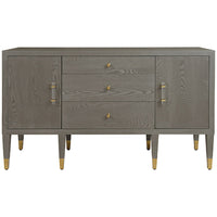 Worlds Away Buffet with Acrlyic and Brass Hardware