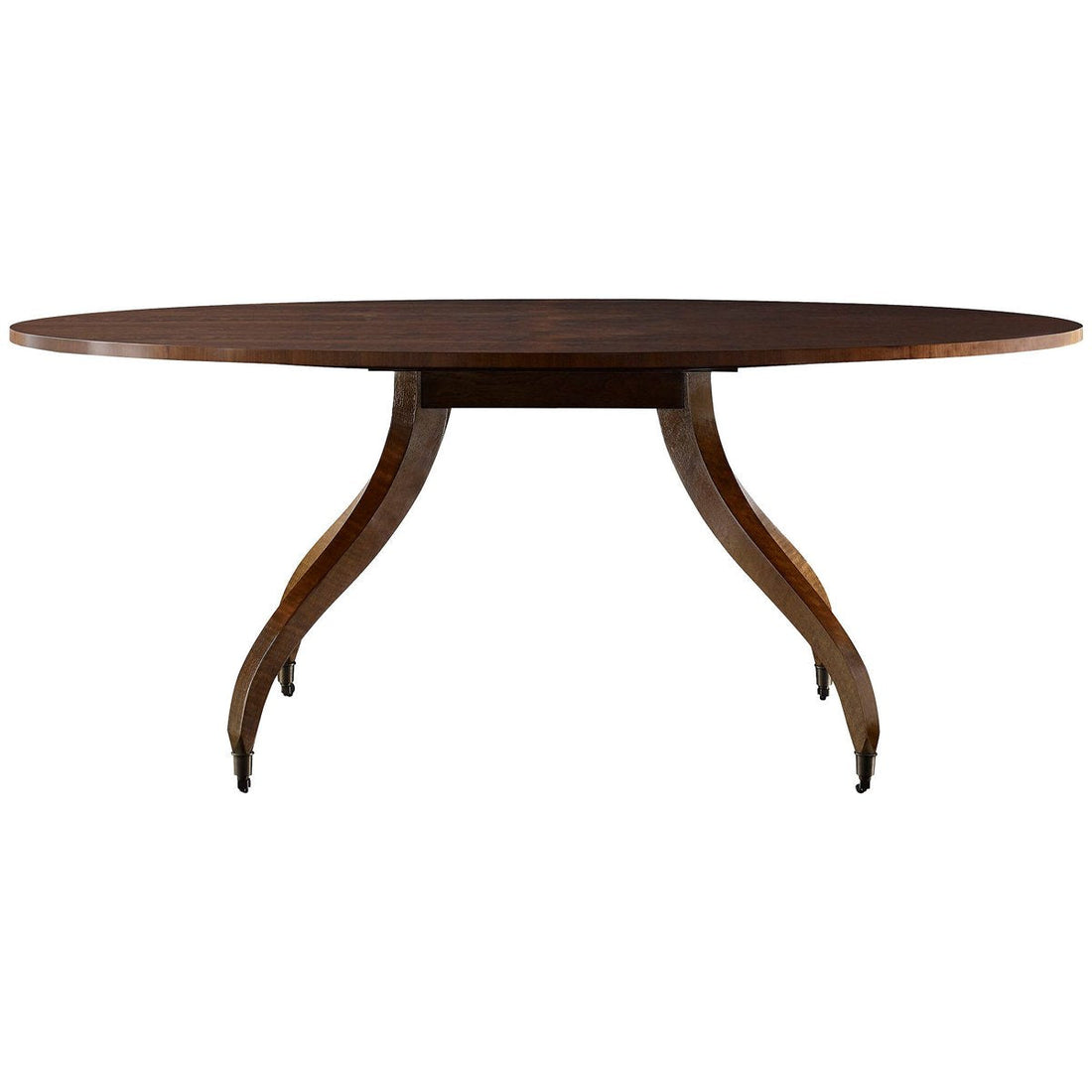 Baker Furniture Sheraton Oval Dining Table BAA2036