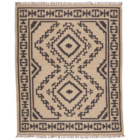 Jaipur Bedouin Jaima Tribal Medallion Beige Black BD24 Rug
