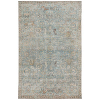 Jaipur Boheme Stag Oriental Floral Teal Gold BOH17 Rug