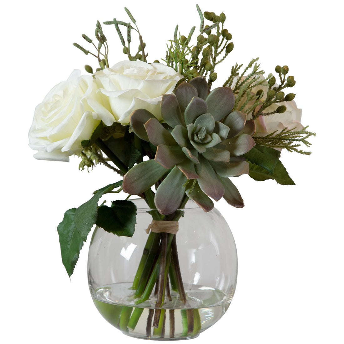 Uttermost Belmonte Floral Bouquet and Vase
