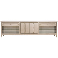 Vanguard Furniture Solene 2-Door with Turned Leg Brass Cabinet
