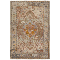 Jaipur Citrine Raisa Medallion Taupe Gold CIT12 Area Rug