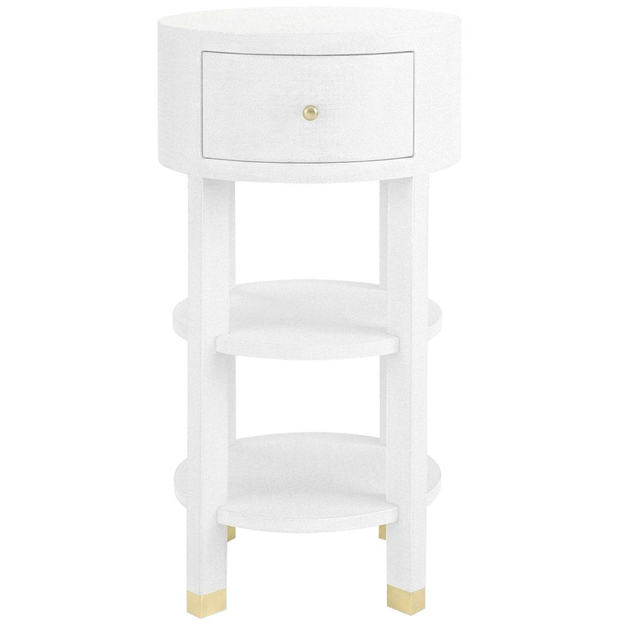 Villa & House Claudette 1-Drawer Round Side Table