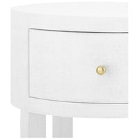 Villa & House Claudette 1-Drawer Round Side Table