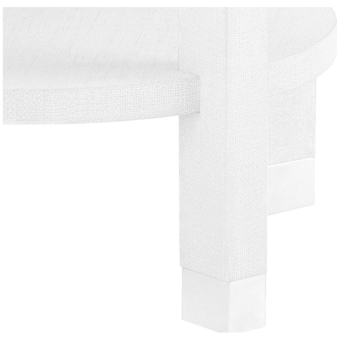 Villa & House Claudette 1-Drawer Round Side Table