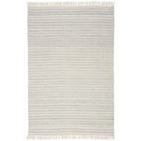 Jaipur Castillo Torre Solid Stripes Light Gray Cream CSL01 Rug