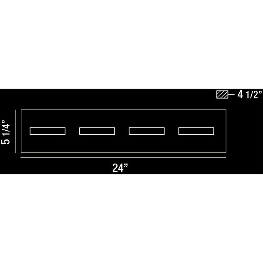 Eurofase DESIGNWL2017 Olson 4-Light Led Bathbar Sconce