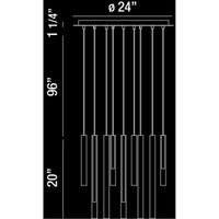 Eurofase DESIGNWL2017 Santana 18-Light Led Chandelier