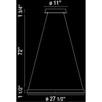 Eurofase DESIGNWL2017 Spunto Small Led Silver Chandelier