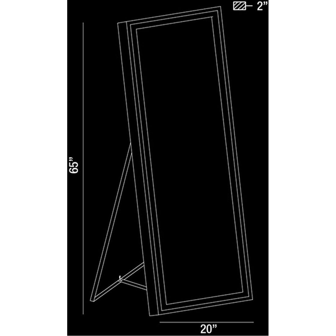 Eurofase DESIGNWL2017 Freestand Back-Lit Led Mirror