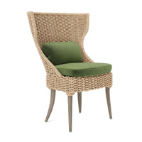 Made Goods Arla Faux Rope Outdoor Dining Chair in Havel Velvet