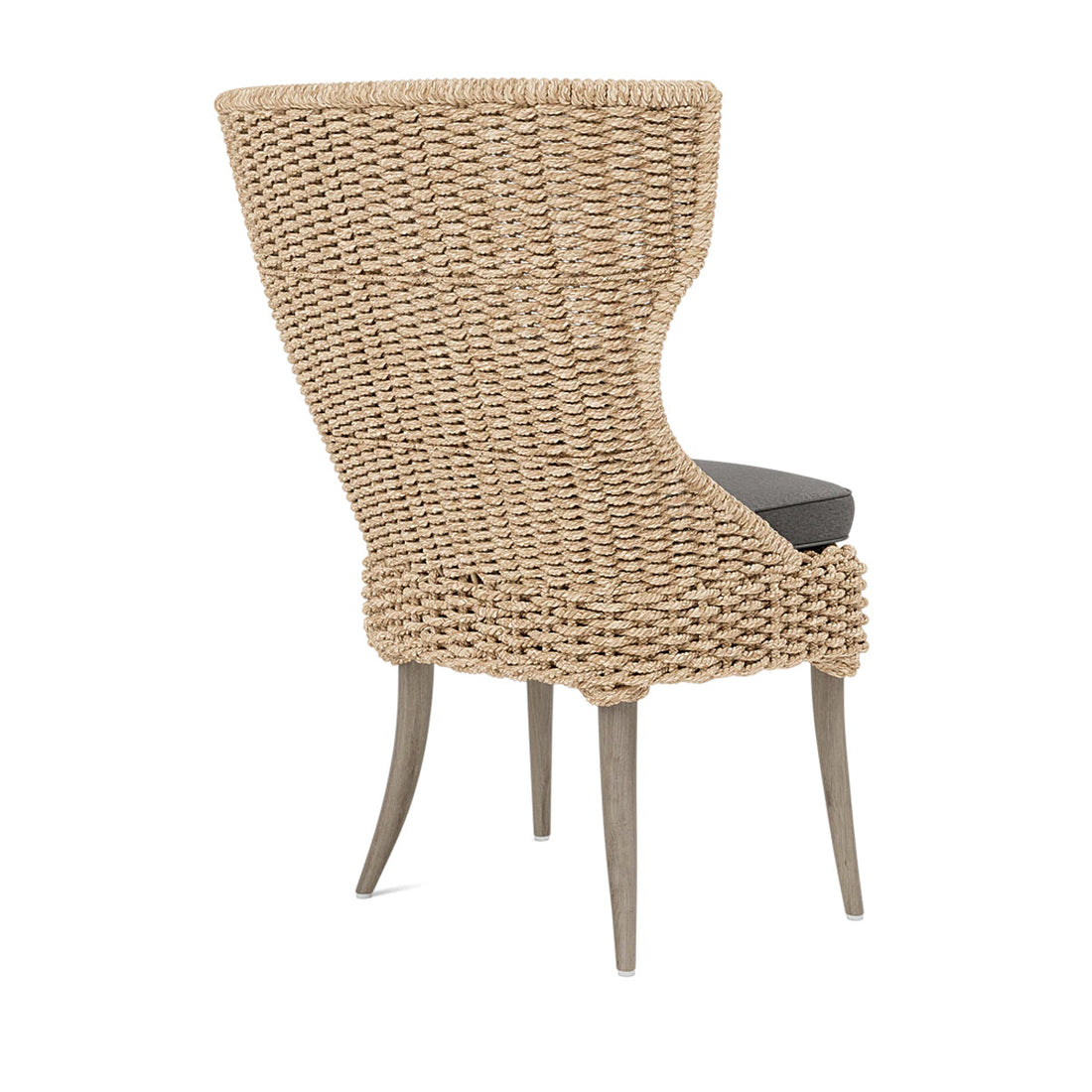 Made Goods Arla Faux Rope Outdoor Dining Chair in Havel Velvet