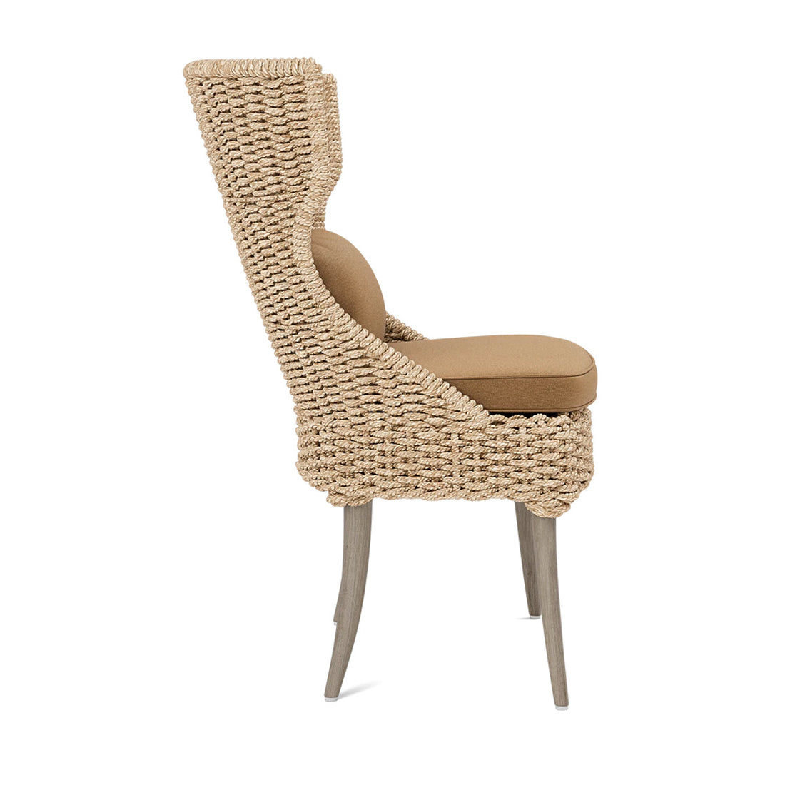 Made Goods Arla Faux Rope Outdoor Dining Chair in Havel Velvet