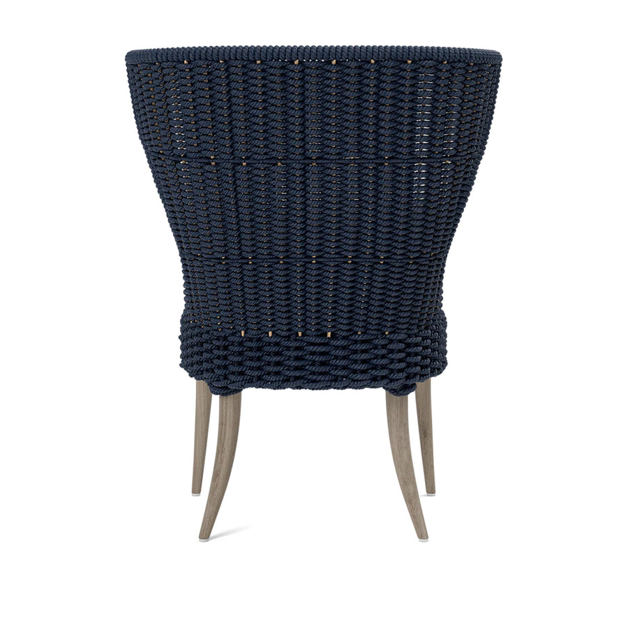Made Goods Arla Faux Rope Outdoor Dining Chair in Volta Fabric
