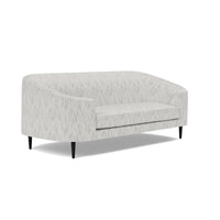 Made Goods Basset Contemporary Cabriole-Style Sofa in Danube Fabric