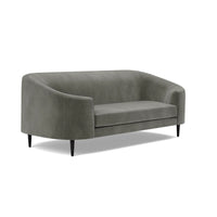 Made Goods Basset Contemporary Cabriole-Style Sofa, Liard Velvet