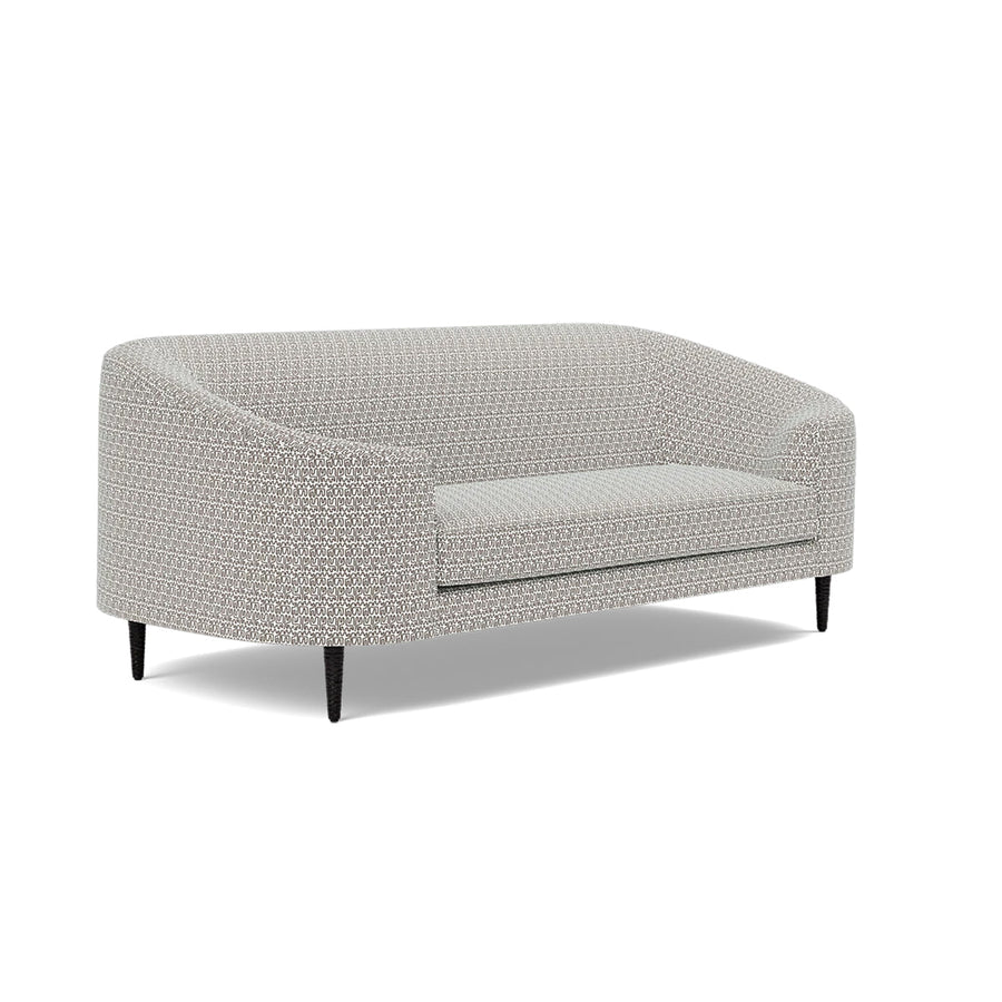 Made Goods Basset Contemporary Cabriole-Style Sofa, Mondego