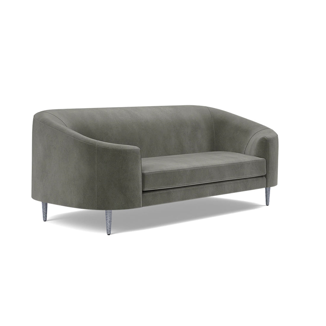 Made Goods Basset Contemporary Cabriole-Style Sofa, Liard Velvet