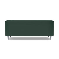 Made Goods Basset Contemporary Cabriole-Style Sofa, Rhone Leather