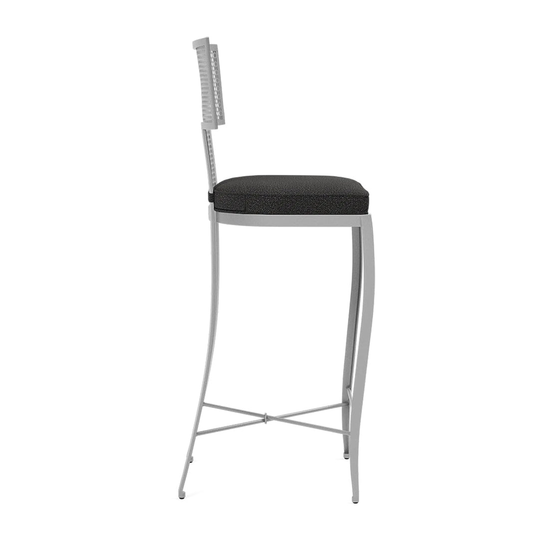 Made Goods Hadley Metal Outdoor Bar Stool in Lambro Boucle