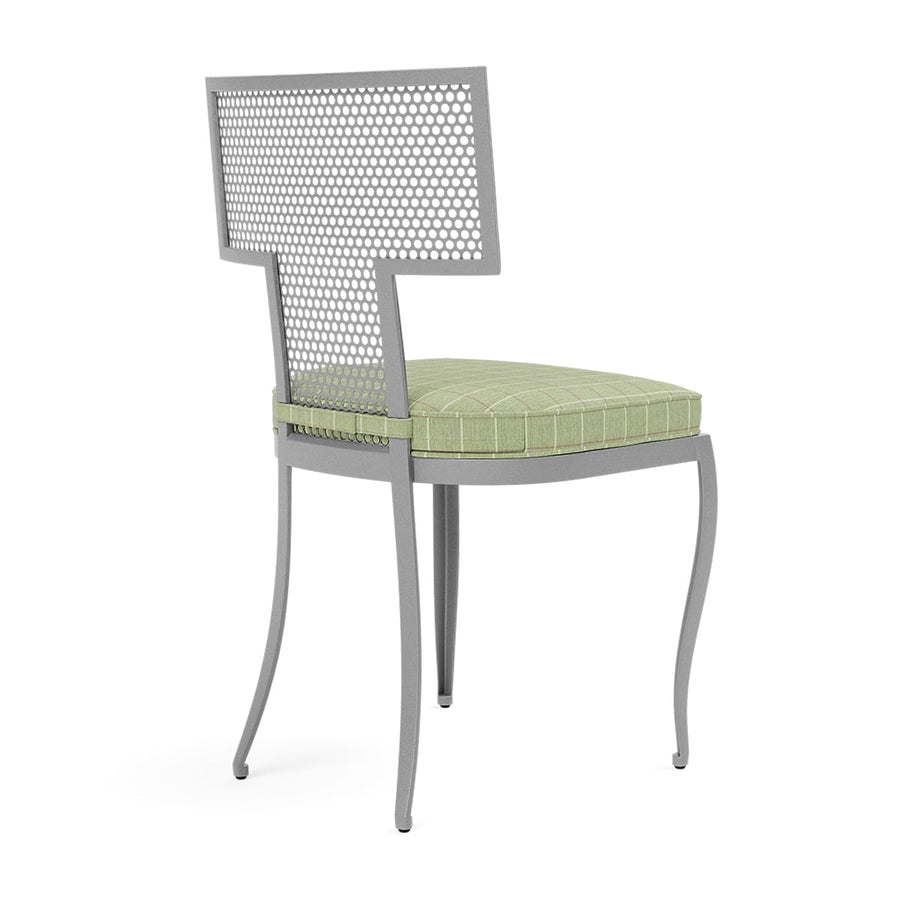 Made Goods Hadley Metal Outdoor Dining Chair in Clyde Fabric