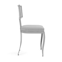 Made Goods Hadley Metal Outdoor Dining Chair in Pagua Fabric