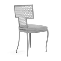 Made Goods Hadley Metal Outdoor Dining Chair in Pagua Fabric