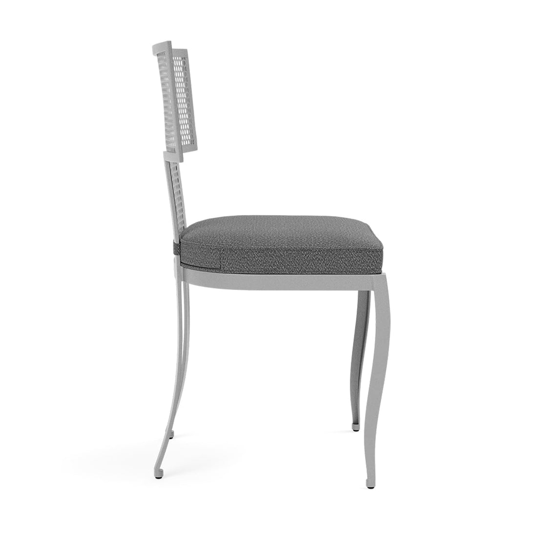 Made Goods Hadley Metal Outdoor Dining Chair in Weser Fabric