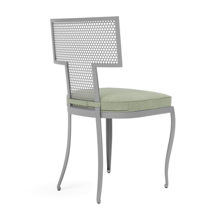 Made Goods Hadley Metal Outdoor Dining Chair in Weser Fabric