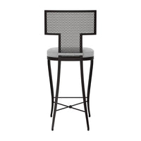 Made Goods Hadley Metal Outdoor Counter Stool in Pagua Fabric