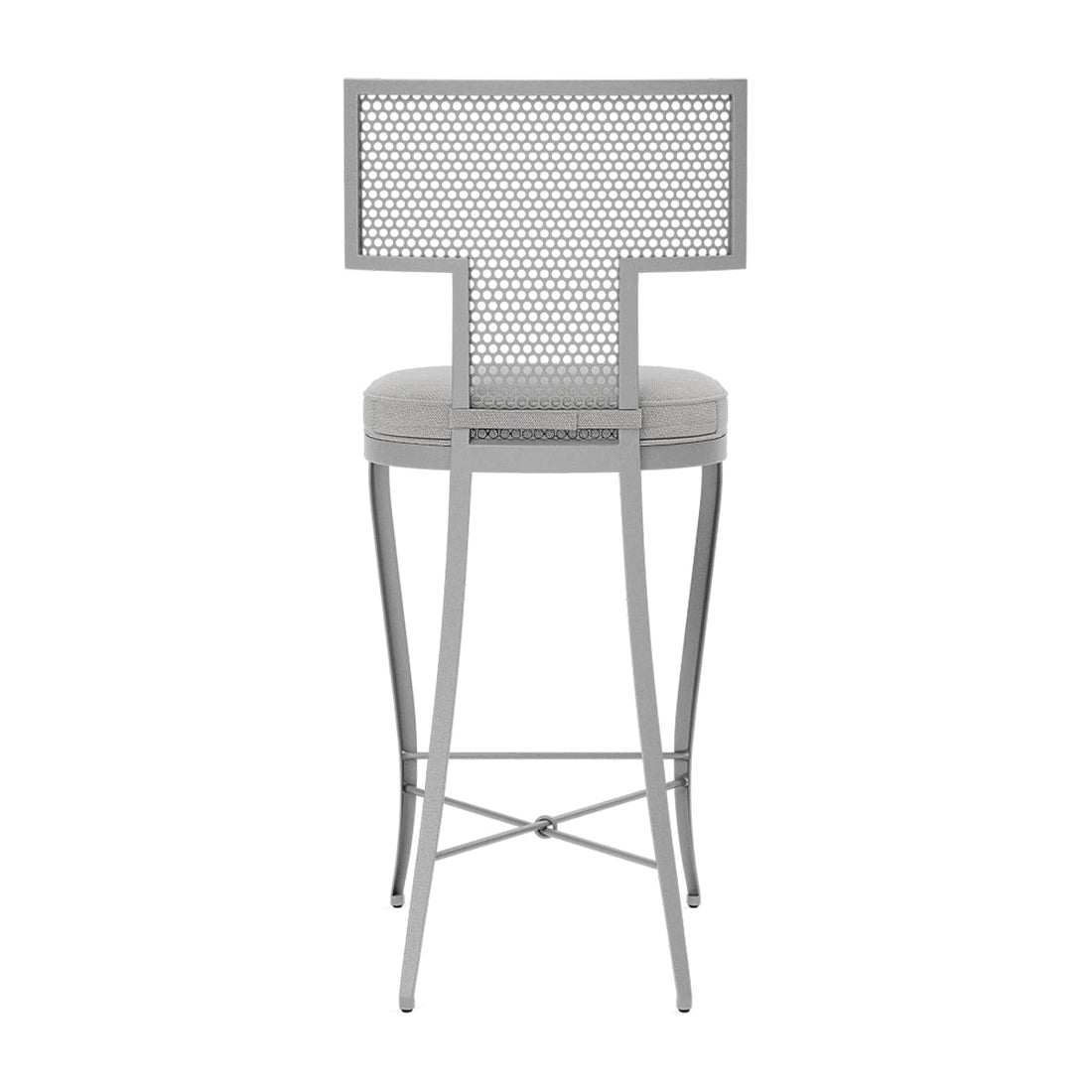 Made Goods Hadley Metal Outdoor Counter Stool in Weser Fabric