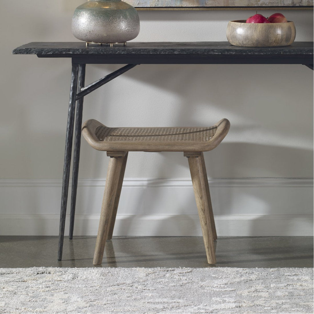 Uttermost Arne Scandinavian Small Bench