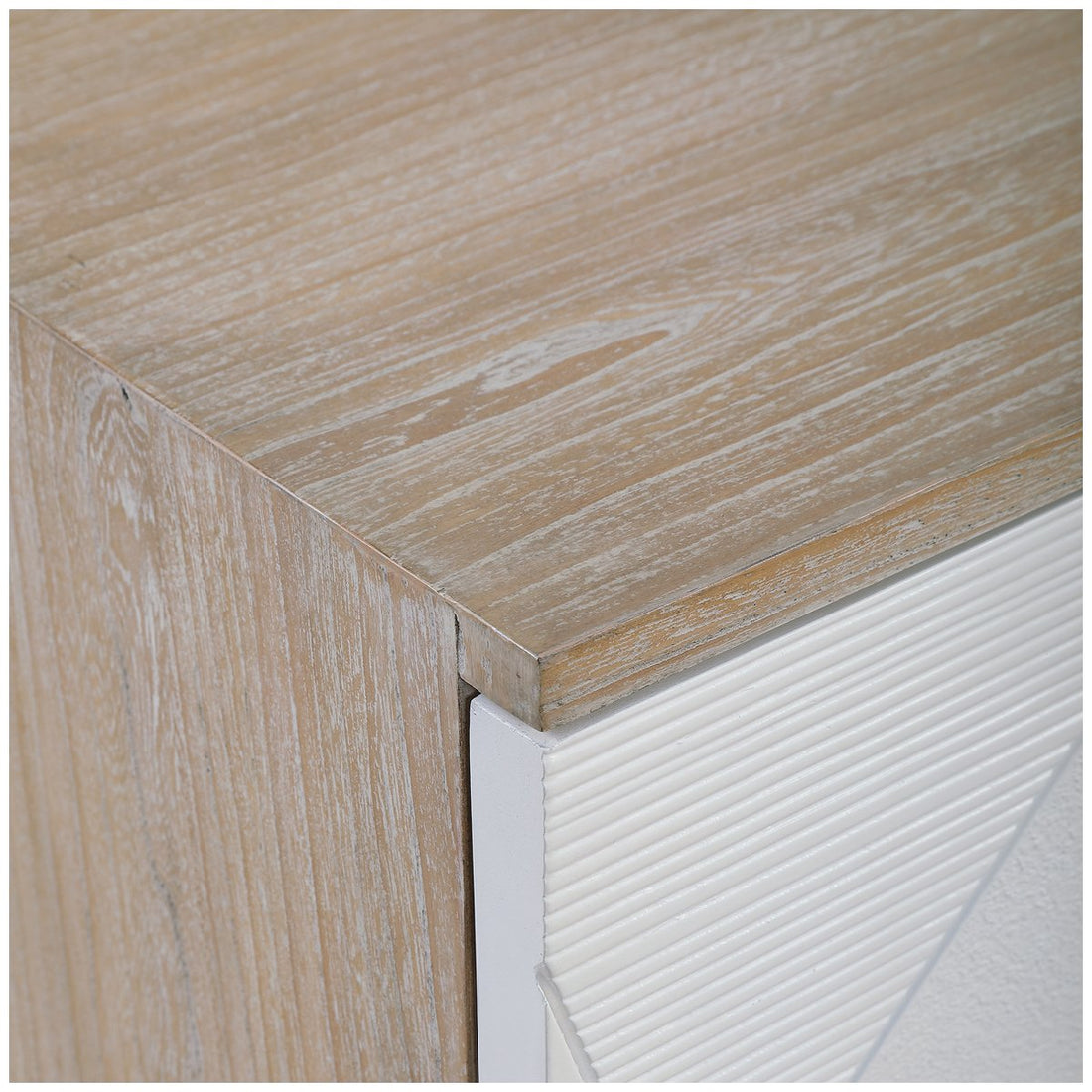 Uttermost Tightrope 4-Door Modern Sideboard Cabinet