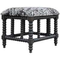Uttermost Rancho Faux Cow Hide Small Bench