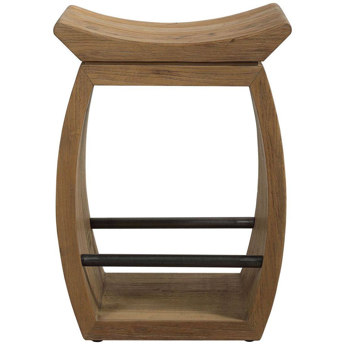 Uttermost Connor Modern Wood Counter Stool