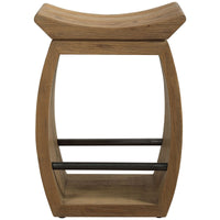 Uttermost Connor Modern Wood Counter Stool
