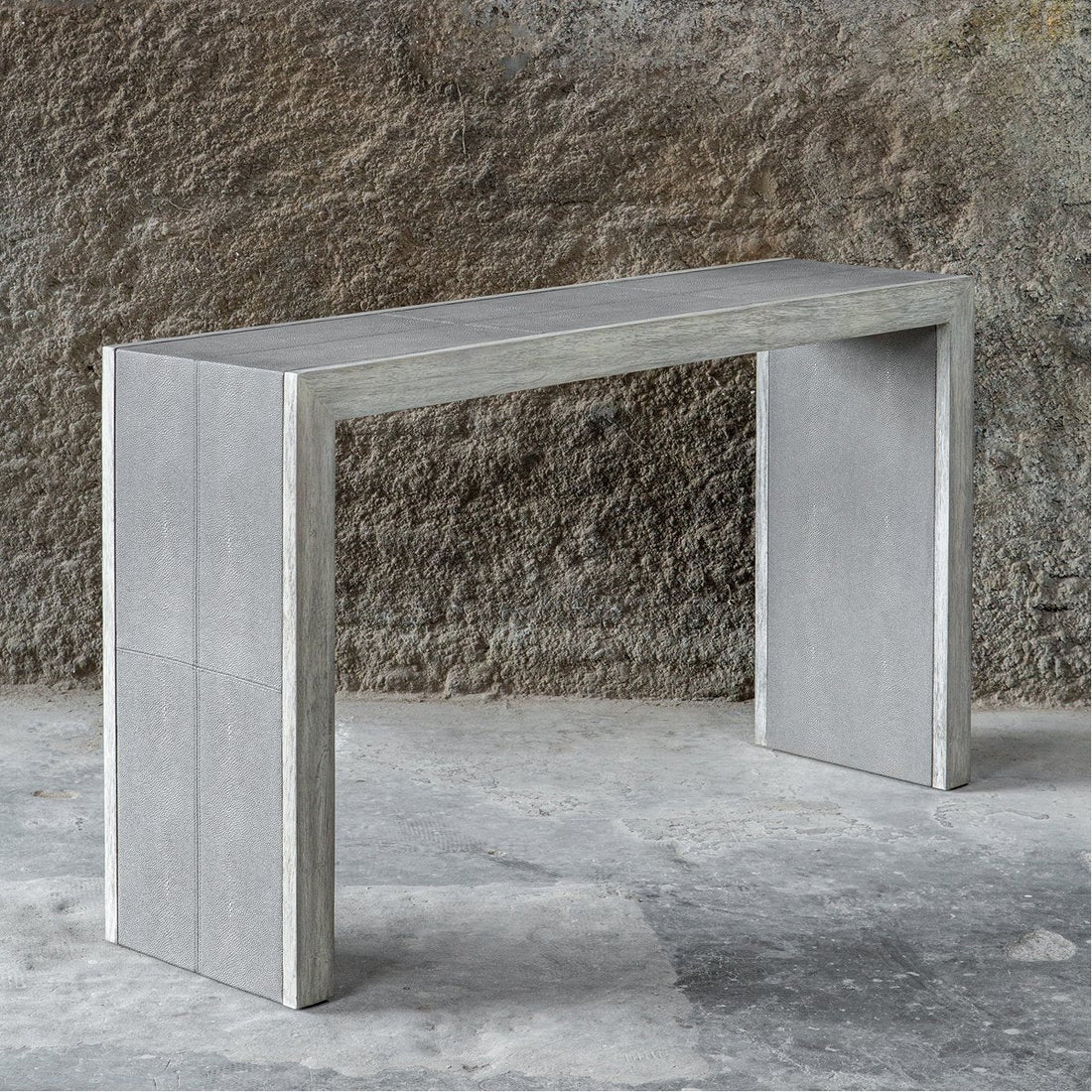 Uttermost Aerina Aged Gray Console Table